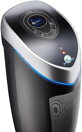 GermGuardian 5-In-1 HEPA Air Purifier for Home, Large Rooms Up To 915 Sq. Ft. with HEPA Pet Air Filter, UV-C Light & Odor Reduction, AC5250PT, 28" Tower, Gray - Image 7