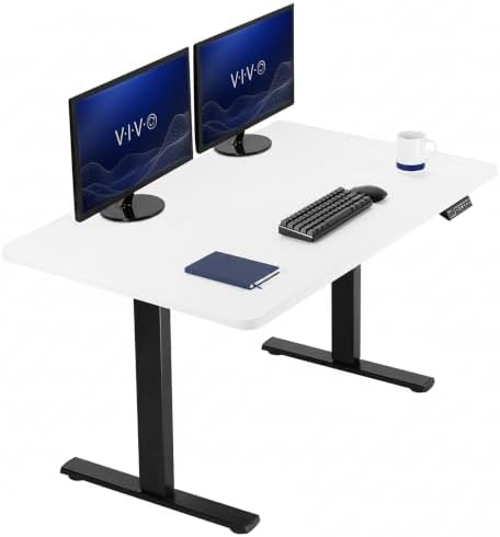 VIVO White 43 x 24 in Standing Desk, DESK-KIT-1B4W by VIVO