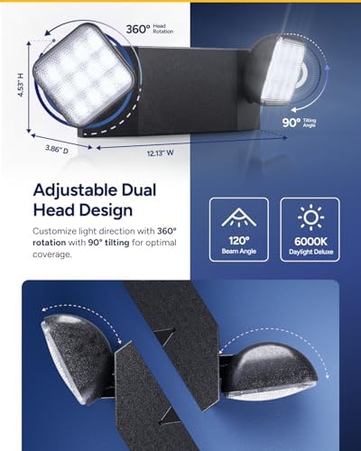 Sunco 6 Pack LED Emergency Lights for Outages, 90 Minute Backup Battery - Image 6