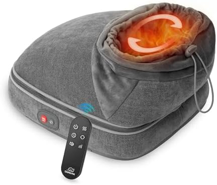 Snailax Foot Massager with Heat, 2026 Feet Warmer with Remote Control by Snailax