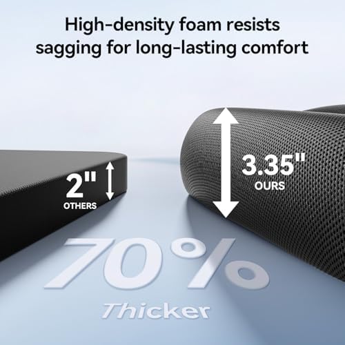SIHOO M18 Ergonomic Office Chair, High Back Mesh Desk Chair with Adjustable Headrest & Lumbar Support, 330lbs Capacity Computer Chair with 2D Armrests & Wide Cushion, Tilt Lock, 2 Packs-Black - Image 5