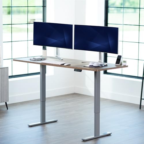 VIVO Reclaimed Wood 71 x 30 in Standing Desk, DESK-KIT-1G7P - Image 2