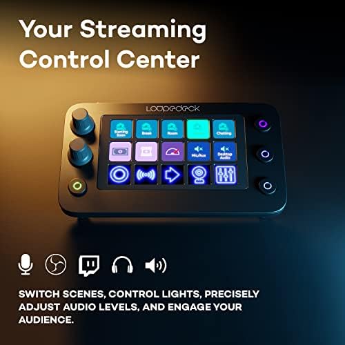 Loupedeck Live S - The Streaming Console for Desktop Productivity, Full Stream Control and Content Creation with Customizable LED Touchscreen Buttons, Dials and RGB Buttons, Works with PC and Mac - Image 3