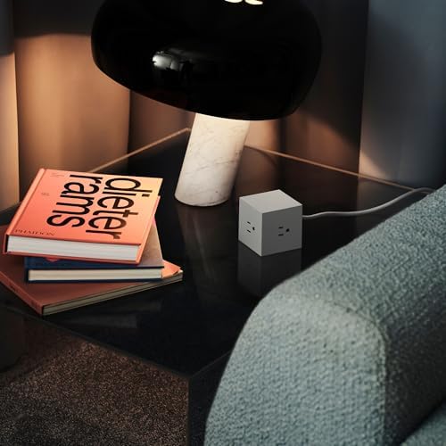 Avolt Square 1 Gotland Gray Power Strip Cube, 5.9ft, 3 Outlets, 2 USB-C - Image 4