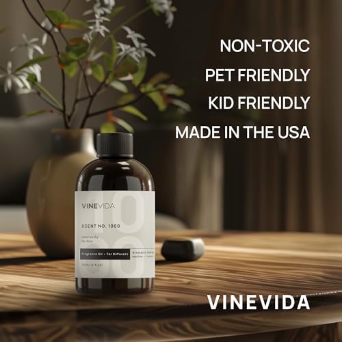 VINEVIDA Fresh Linen Fragrance Oil for Cold Air Diffusers - (128 Fl Oz) - Essential Oils for Diffuser Oil Refill & Air Freshener Room Spray - Image 5