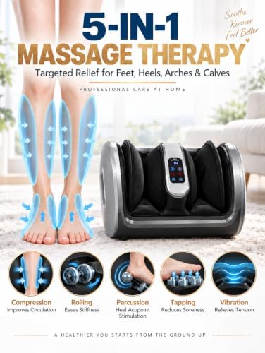 Shiatsu FSA Foot Massager with Heat, HSA Eligible Electric Foot Massager - Image 4