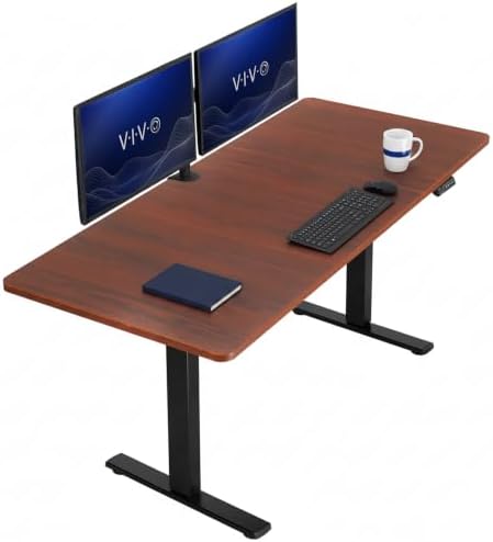 VIVO Dark Walnut 71 x 30 in Standing Desk, DESK-KIT-1B7D by VIVO