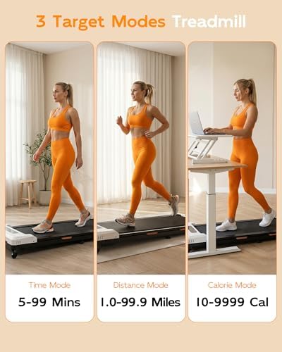 Walking Pad Treadmill for Home - Under Desk Treadmills Portable Mini Portable Walking Treadmill with Incline, Remote, 300 Lbs Weight Capacity Walking Machine for Small Spaces - Image 3