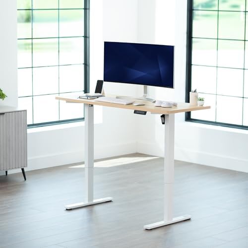 VIVO Light Wood 60 x 24 in Standing Desk, DESK-KIT-1W6C - Image 2