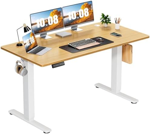 Sweetcrispy Electric Standing Desk, Computer Desk, 55x24 Inch by Sweetcrispy