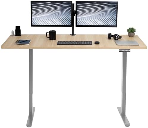 VIVO Light Wood 71 x 30 in Standing Desk, DESK-KIT-E2G7C by VIVO
