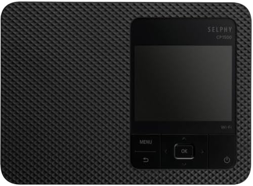 Canon SELPHY CP1500 Compact Photo Printer Accessory Wallet (Black) Bundle - Image 5