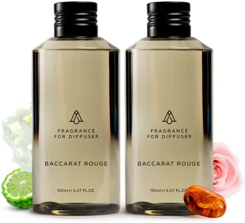AromaPlan Baccarat Rouge Hotel Diffuser Oil 2-Pack – 2X 5.07 Fl Oz by AromaPlan