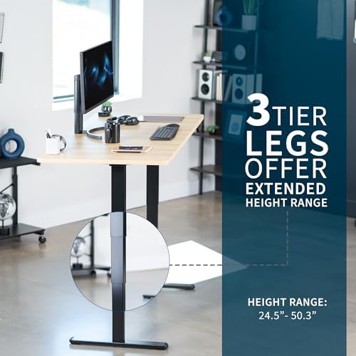 VIVO Light Wood 71 x 30 in Standing Desk, DESK-KIT-2B7C - Image 5