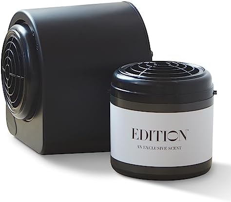 EDITION Hotel Scent Diffuser Set | Waterless Scent Machine and Cartridge | Adjustable Intensity & Timer | Signature Hotel Fragrance | Black Tea, Sicilian Bergamot, and Cedarwood | Up to 300 Hours by EDITION