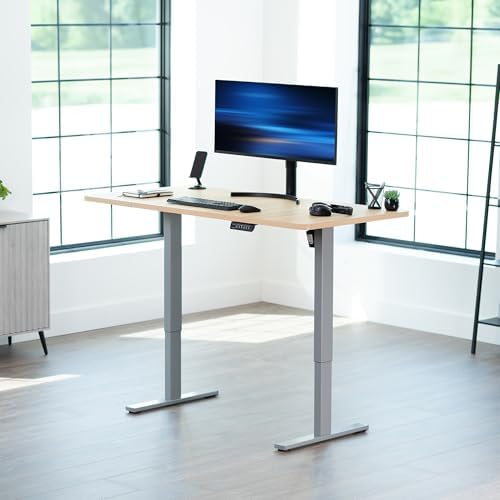 VIVO Light Wood 60 x 30 in Standing Desk, DESK-KIT-1G6C-30 - Image 2