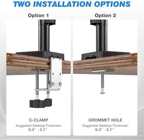 Rfiver Triple Monitor Mount for 17-32" Screens, VESA 75/100mm - Image 4