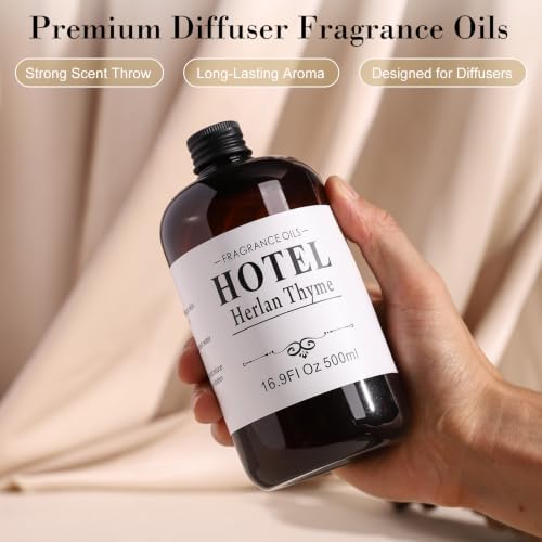 Hotel Collection Herlan Thyme Essential Oil – Herbal Scent, 16.9oz - Image 6