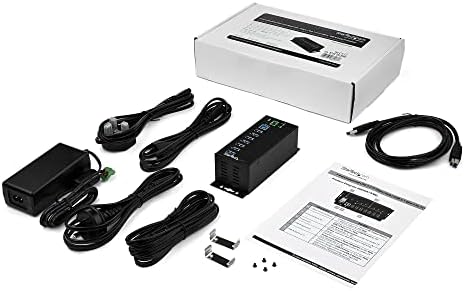 StarTech 7-Port Industrial USB 3.0 Hub 5Gbps, ESD Surge, TAA (HB30A7AME) - Image 5