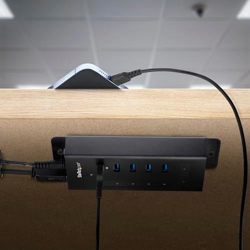 StarTech.com 7 Port USB C Hub - USB Type-C to 2x USB-C/5x USB-A - Commercial Metal USB 3.0 - SuperSpeed USB 3.0 (5Gbps) - BC 1.2 Fast Charge - 5 x usb-a, 2 x usb-c (HB30C5A2CST) - Image 6