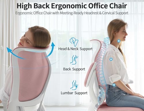 TRALT Office Chair Ergonomic Desk Chair - Gaming Chair with Lumbar Support - Image 5