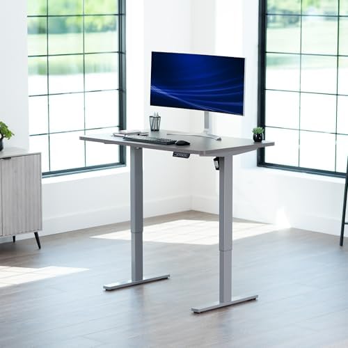 VIVO Dark Gray 48 x 30 in Standing Desk, DESK-KIT-1G5G - Image 2