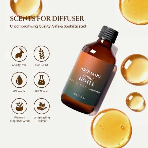 AROMADD Citrus Hotel Diffuser Oil Inspired by Luxury Hotel Scent, 200 mL - Image 5