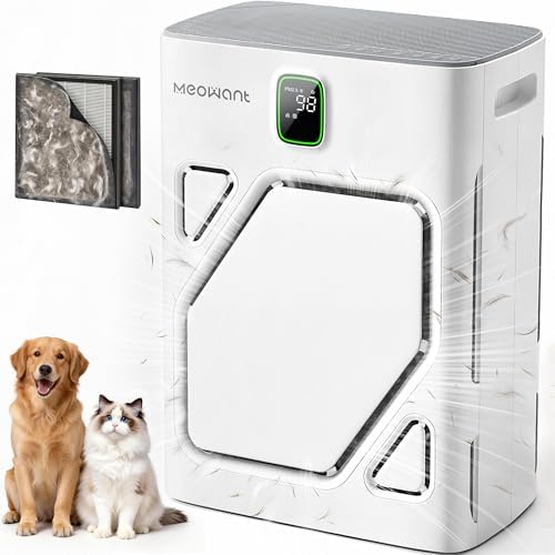 Meowant Pet Air Purifier for Home, Dual-sided Intake Air Purifier by Meowant