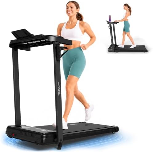 Walking Pad with Vibration Plates, 3 in 1 Walking Vibration Pad, Walking Pad with Incline, Under Desk Walking Pad with Remote Control and LED Display for Home Small Space by TKWRUN