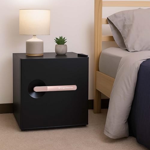 Frigidaire BLACK-ROSEGOLD Retro Mini Refrigerator-Energy Saving-Adjustable Thermostat Control-Side Mounted Bottle Opener-Ideal for Dorm, Office, RV, Garage, Apartment 1.6 Cubic Feet - Image 5