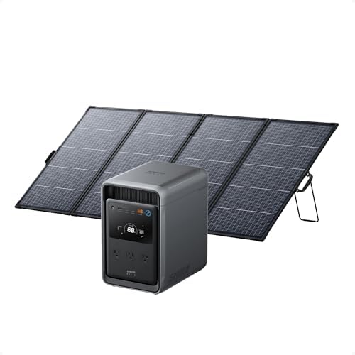 Anker SOLIX S2000 Portable Power Station with 400W Bifacial Panel, 2010Wh by Anker