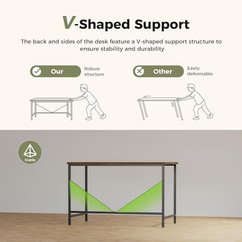 Mericonia 32x16 Inch Computer Desk, 0.6" Thick Small Office Table - Image 3