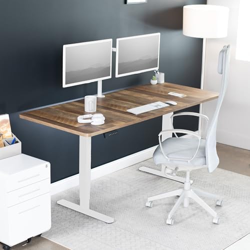 VIVO Reclaimed Wood 71 x 30 in Standing Desk, DESK-KIT-2W7P - Image 2