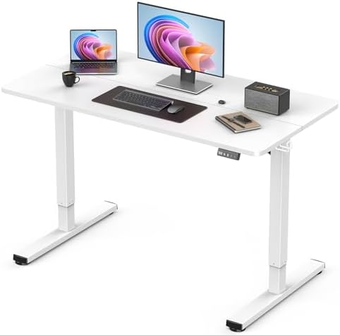 40" Small Electric Standing Desk Adjustable Height for Home Office by XyndyxErgonomicDesign