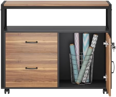 Tribesigns 63" Executive Desk with Reversible File Cabinet, Large L-Shaped Office Desk with Drawers, Business Furniture Workstation for Home Office - Image 5