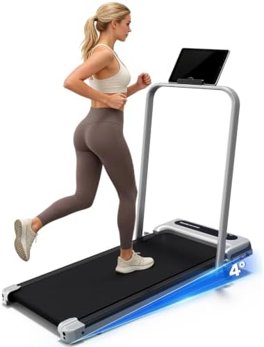 Walking Pad Treadmill for Home, Incline Walking Pad with Handle Bar by YagudFitness