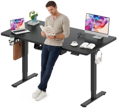 SANODESK 63''x32'' Large Electric Computer Height Adjustable Standing Desk by sanodesk