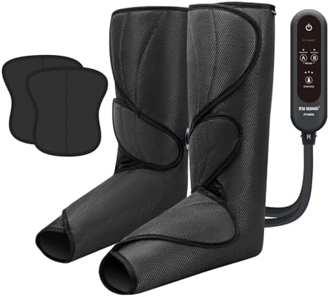 FIT KING Leg Compressiona Massager for Circulation & Pain Edema Relief FSA by FITKING