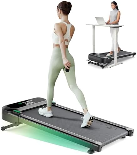 UREVO Auto Incline 12% Walking Pad，Quiet Motorized Desk Treadmill for Home by UREVO