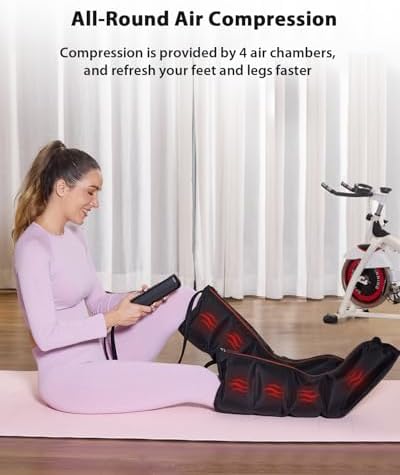 CINCOM Leg Massager with Heat and Compression, FSA - HSA - Image 2