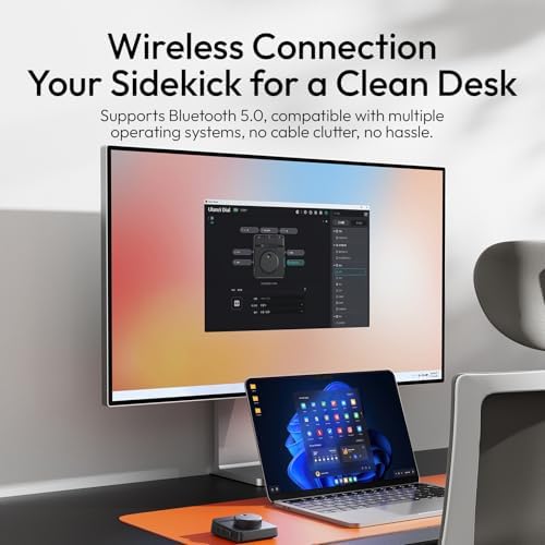 ULANZI D100H Wireless Video Editing Keyboard with Dial Knob - Image 4