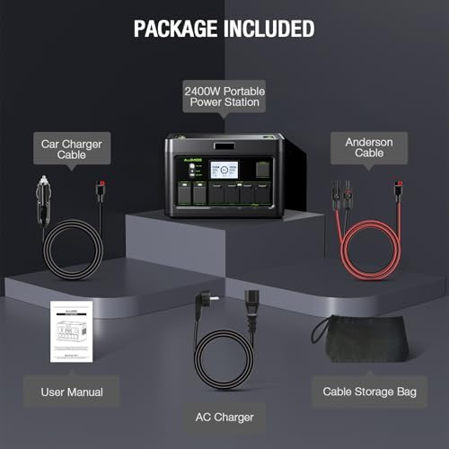 2400W Portable Power Station 1843.2Wh Solar Generator For Home Battery - Image 7