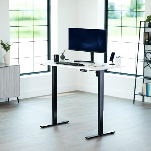 VIVO White 55 x 28 in Standing Desk, DESK-KIT-1B55W - Image 2