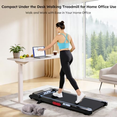 Portable Walking Pads Treadmill with Handle Bar Incline for Home Small - Image 5