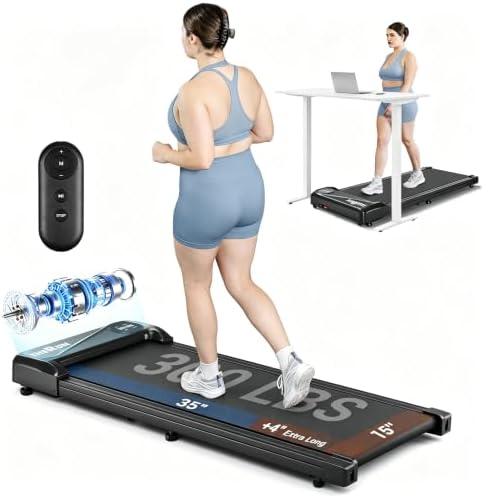 THERUN Walking Pad with 300LBS Weight 40" Longer Belt Under Desk Treadmill by THERUNFITNESS