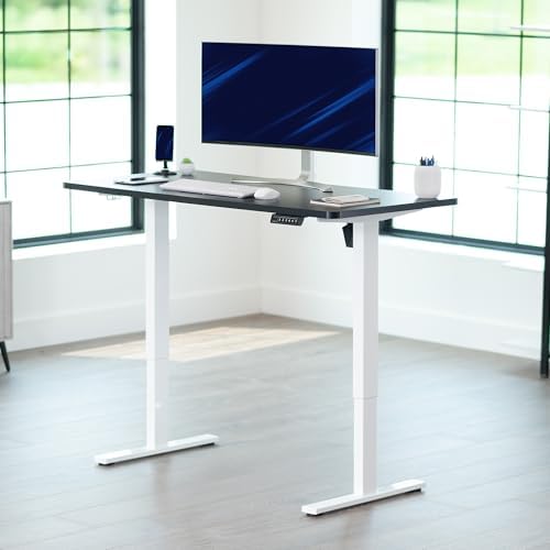 VIVO Black 55 x 28 in Standing Desk, DESK-KIT-1W55B - Image 2