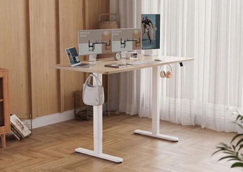 YDN 63 x 24 Inch Nature Electric Standing Desk - Image 2