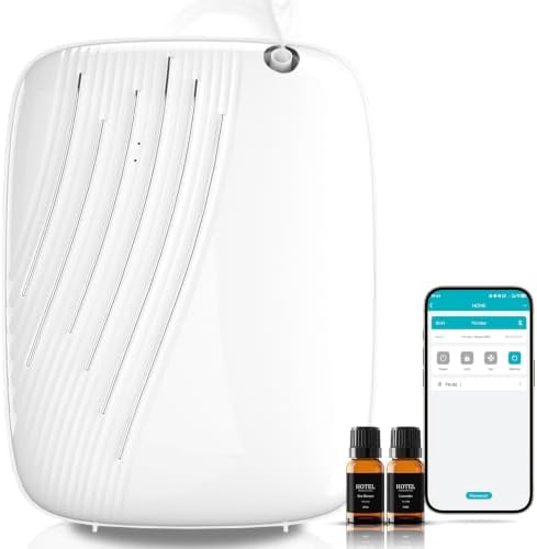 Waterless Essential Oil Plug-in Diffuser for Home with AppControl by Unknown