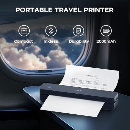 PRT Portable Thermal Portable Printer, Inkless Bluetooth Printer for Phone - Image 5