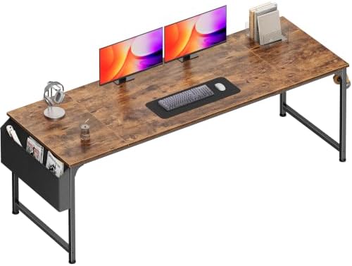 PRAISUN 79'' Computer Desk with Fabric Storage Bag by PRAISUN